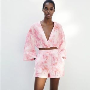 Zara tie dye 2 piece set